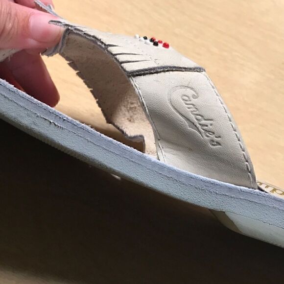 Vintage Candie’s by El Greco Moccasin Sandals Flip Flops - Picture 9 of 12